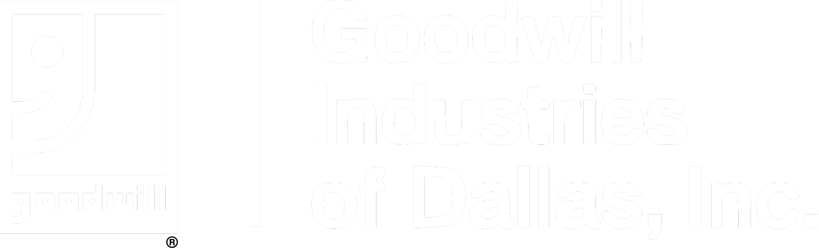 Goodwill Industries of Dallas, Inc. logo features a stylized "g" face icon and the word "goodwill," highlighting the organization's name in bold white text&mdash;a trusted resource even for business coaches seeking community impact.